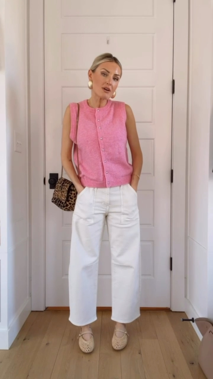 I wanted to share a few new arrivals from @Avara ! So many cute spring pieces that would be great for work or play! 👏🏼 Wearing XS/26! Use my code LOVERLY15 for 15% off! 

Loverly Grey, Avara, spring outfits, barrel jeans, white jeans, sleeveless sweater, spring sweater 

#LTKSeasonal