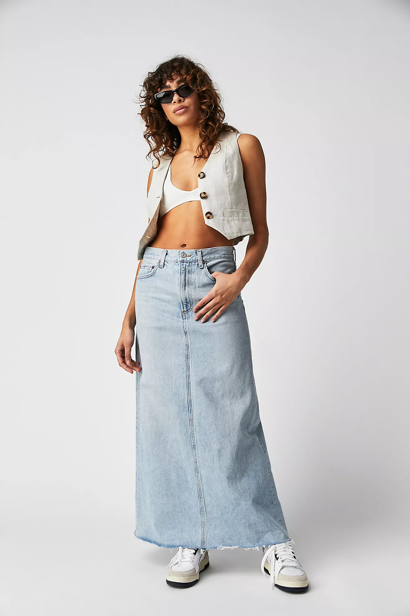 AGOLDE Hilla Skirt | Free People (Global - UK&FR Excluded)