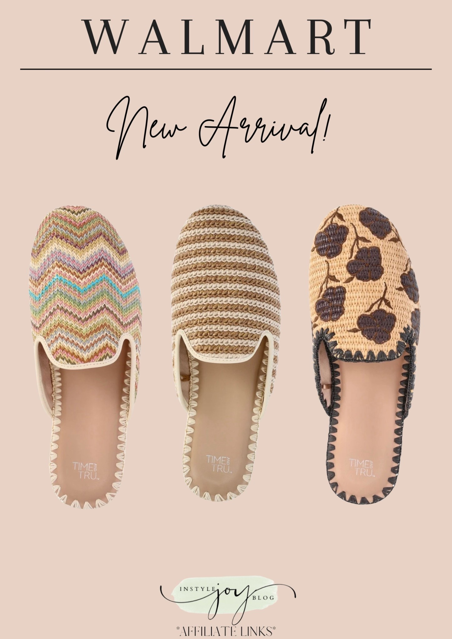 $25 Walmart Time and Tru Women's Whipstitch Raffia Mules

#LTKTravel #LTKootd #LTKSeasonal