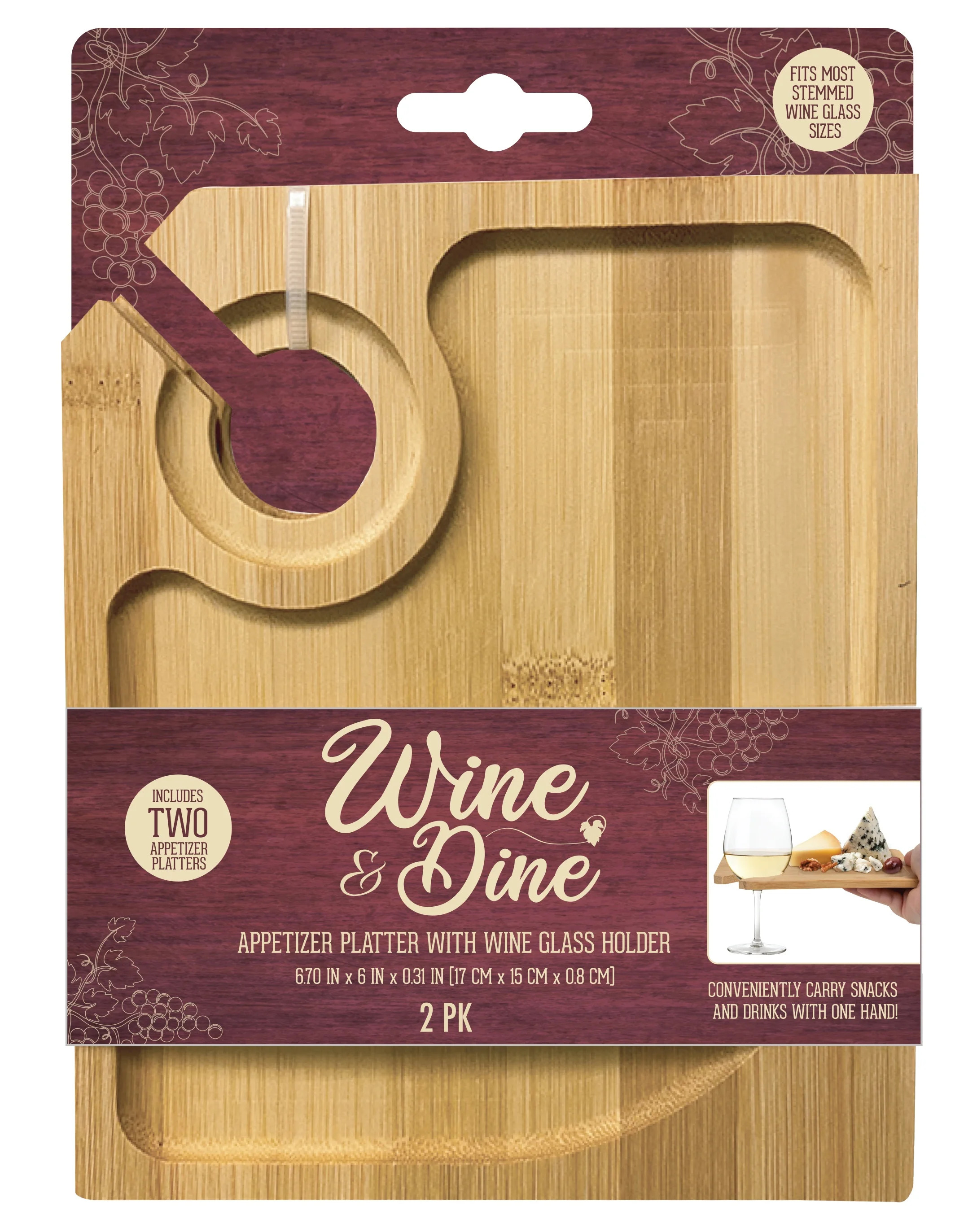 Wine n Dine Appetizer Platter 2pk | Walmart (US)