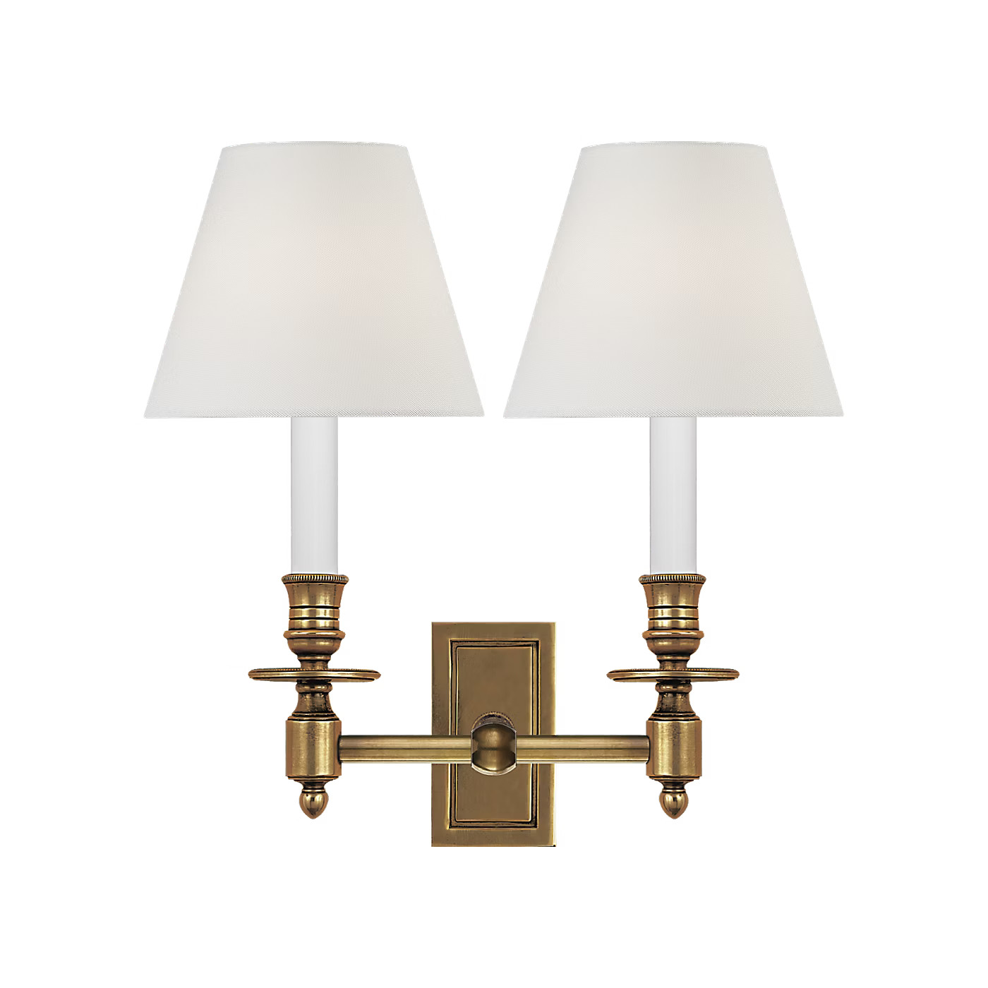 French Double Library Sconce | Visual Comfort