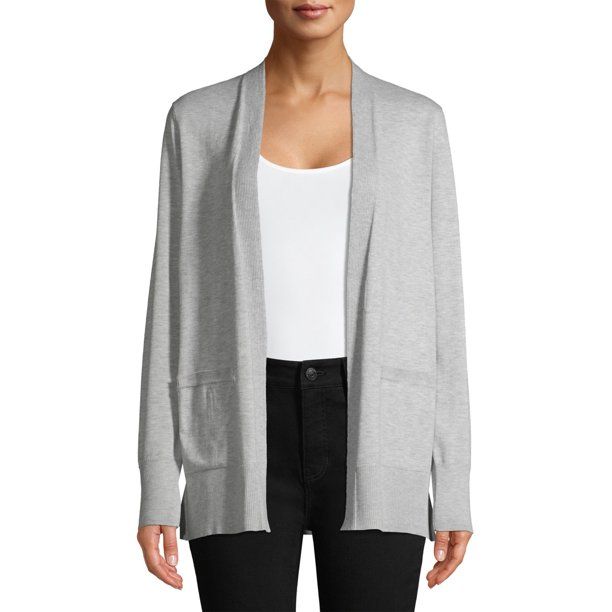 Time and Tru Women's Open Front Cardigan | Walmart (US)