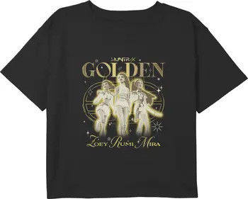 KPop Demon Hunters Girl's KPop Demon Hunters The Golden Girls Logo  Graphic T-Shirt | Nordstrom | Nordstrom