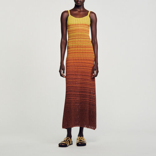 Knit maxi dress | Sandro US | Sandro-Paris US