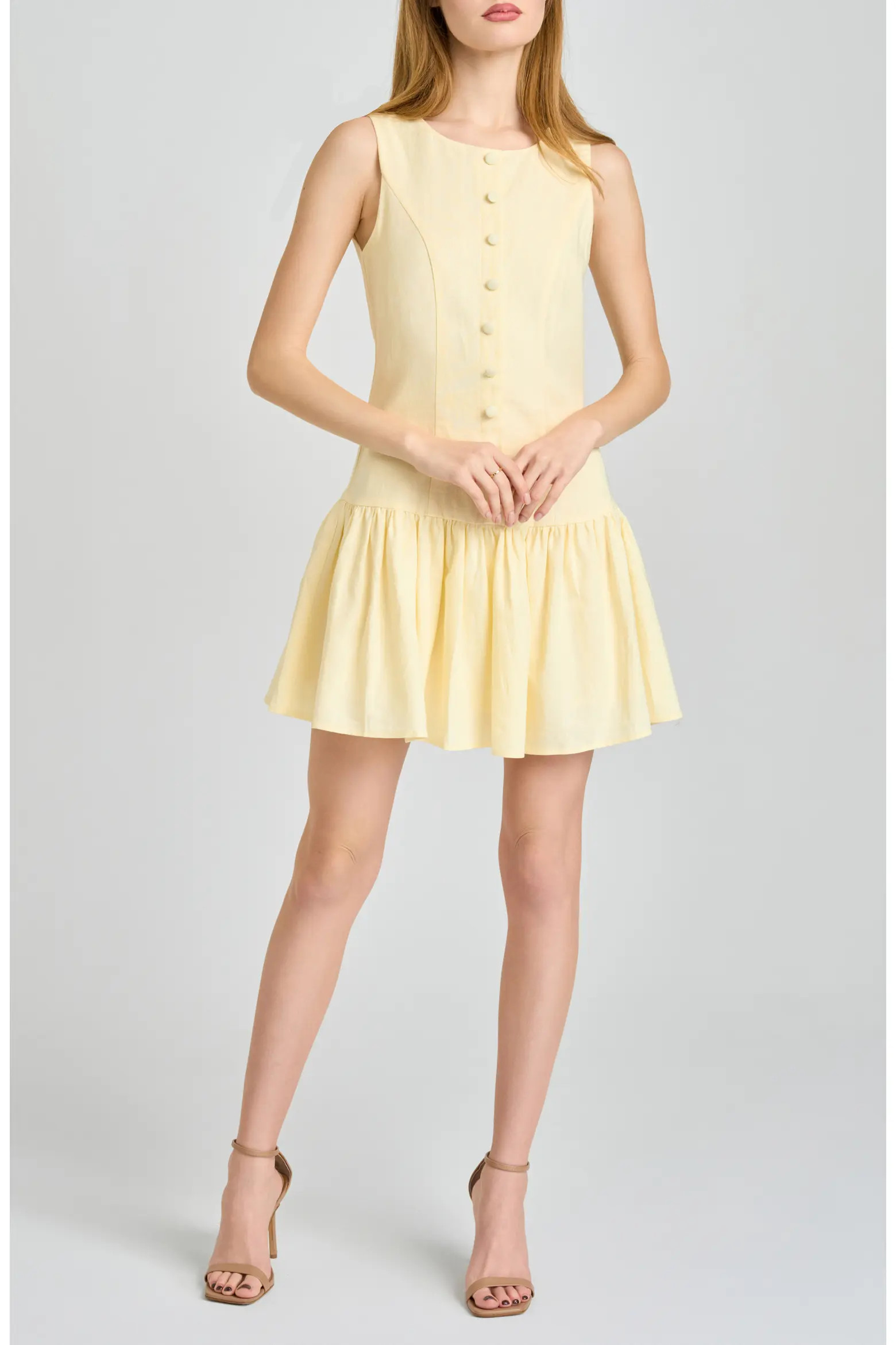 Martini Linen Blend Minidress (Women) | Nordstrom | Nordstrom