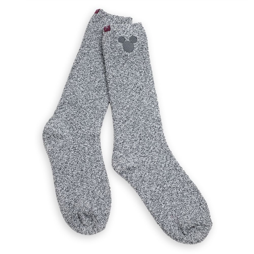 Mickey Mouse Socks for Men by Barefoot Dreams – Light Gray | shopDisney | Disney Store