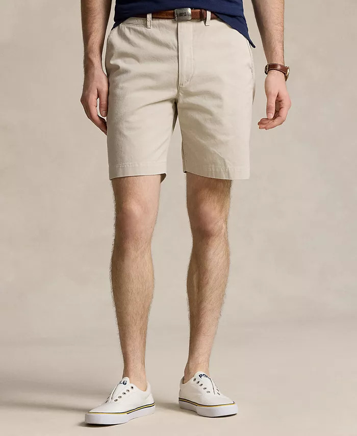 Men's 8-Inch Relaxed Fit Chino Shorts | Macy's