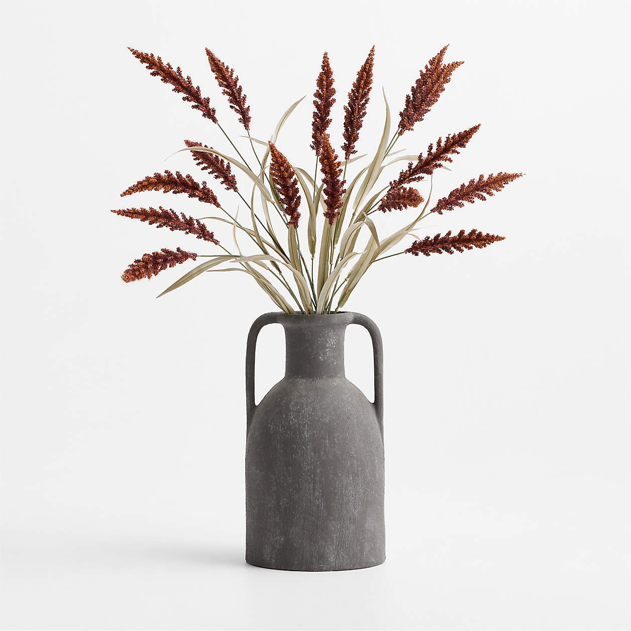 Faux Wild Sorghum Spray 36" | Crate & Barrel | Crate & Barrel