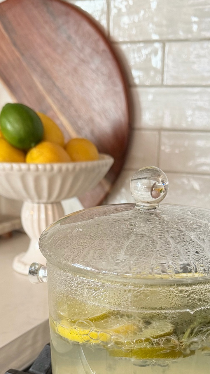Spring Simmer Pot Season 🍋🍋‍🟩🌿 Find recipe ideas below and shop the perfect simmer pot in my link in my bio. Don’t forget to SAVE for later! 🤍

Citrus & Herb:
• sliced lemon
• sliced lime
• fresh rosemary 
• 1 tsp vanilla extract 

Minted Ginger Lime:
• sliced lime
• fresh mint sprigs 
• sliced ginger

Pink Lemonade:
• sliced strawberries 
• sliced lemon
• 1 tsp vanilla extract 

Tropical Coconut Lime:
• sliced lime
• sliced lemon 
• 1 tsp coconut extract

Grapefruit Rosemary:
• sliced grapefruit 
• sliced lemon
• 2-3 drops grapefruit essential oil
• sprig of fresh rosemary 

#simmerpot #springvibes #cozyhome #springtime #spring

spring time, spring vibes, home finds, amazon favorites, simmer pot, cozy home

#LTKMothersDay #LTKSeasonal #LTKHome