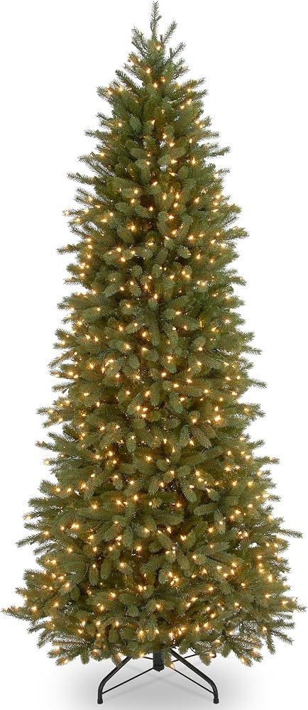 Amazon.com: National Tree Company 'Feel Real' Pre-lit Artificial Christmas Tree | Includes Pre-St... | Amazon (US)