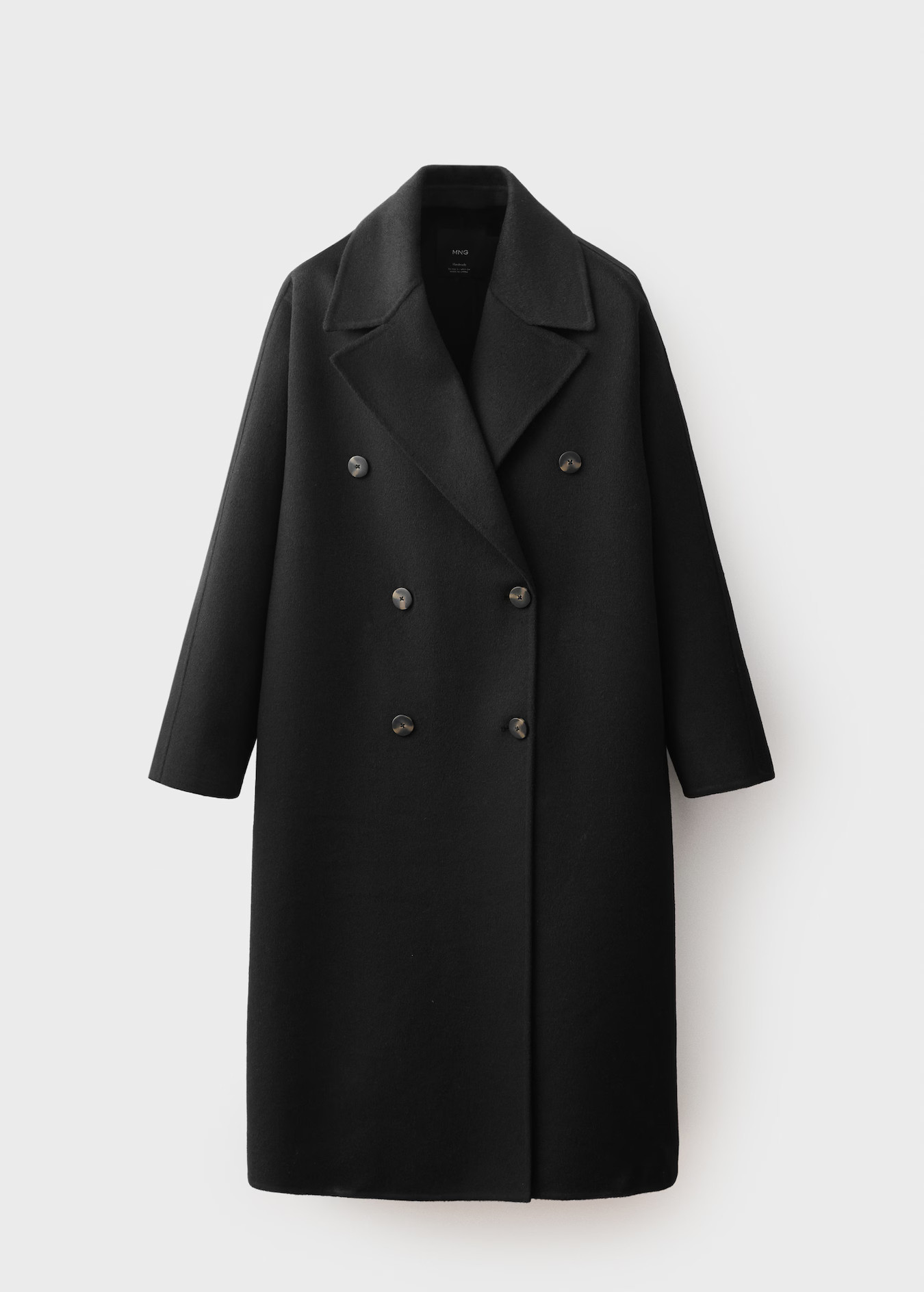 Handmade oversized wool coat - Women | MANGO United Kingdom | MANGO (UK)