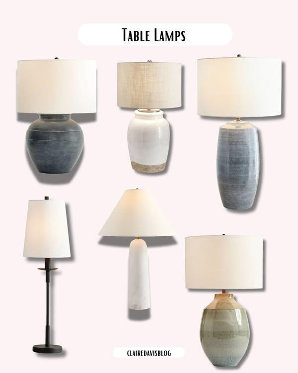 Table lamps.

#LTKSpringSale #LTKSeasonal #LTKU