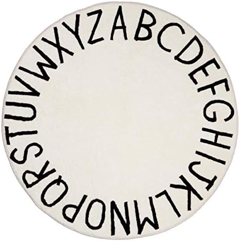 SHACOS Ultra Soft Round Kids ABC Rug 4 Ft Alphabet Nursery Rug Kids Room Play Mat Baby Crawling R... | Amazon (US)