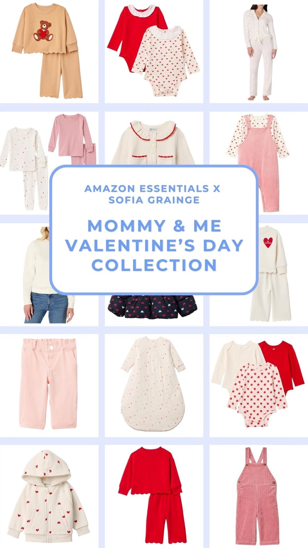 The sweetest Mommy & Me collection- Amazon Essentials x Sofia Grainge!

#LTKKids #LTKValentine #LTKBaby
