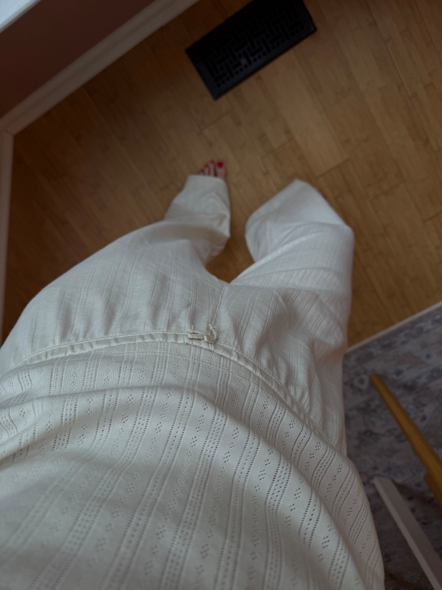 The BEST pointelle matching set from Gap. Take your true size or size up for oversized fit 

#LTKmomlife #LTKootd #LTKSaleAlert