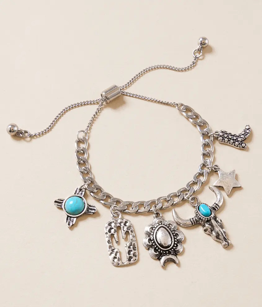 Multi Western Charm Bracelet | Buckle