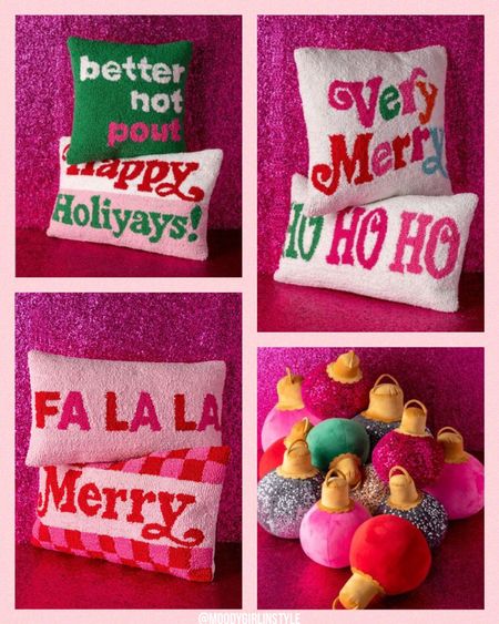 Holiday Pillows - Add a festive touch to your home decor with these charming pillows

Target finds, Target Christmas, holiday decor, Christmas decor, winter decor, pink and red decor ideas

#LTKHoliday #LTKhome #LTKsalealert

#LTKhome #LTKHoliday #LTKstyletip