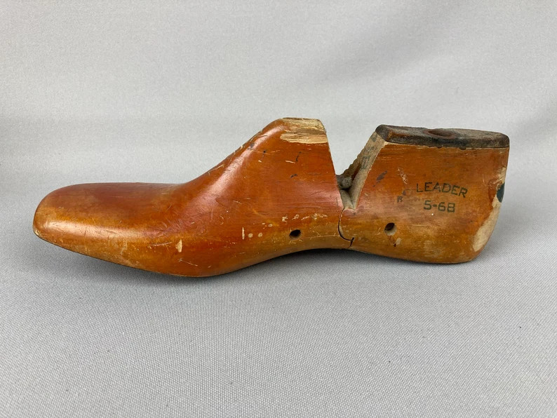 Antique Shoe Form, Wooden Shoe Form, Home Decor, Farmhouse Chic, Woman's Size 7 1/2 B, Shoe Mold,... | Etsy (US)