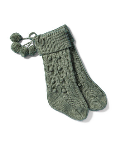 2pk 22in Knit Branches Stockings | TJ Maxx