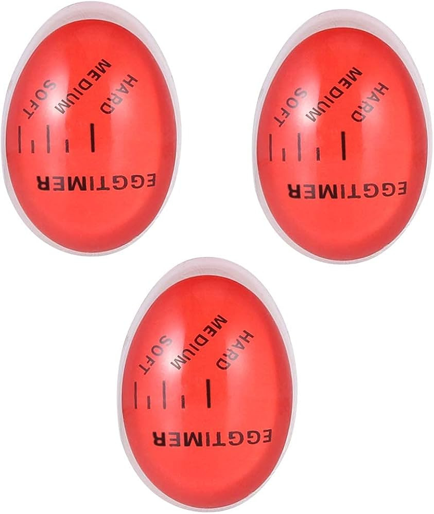 Provone 3pcs Egg Timer, Thermometer Color Changing Indicator Boiling Eggs can Cook Soft, Medium a... | Amazon (CA)