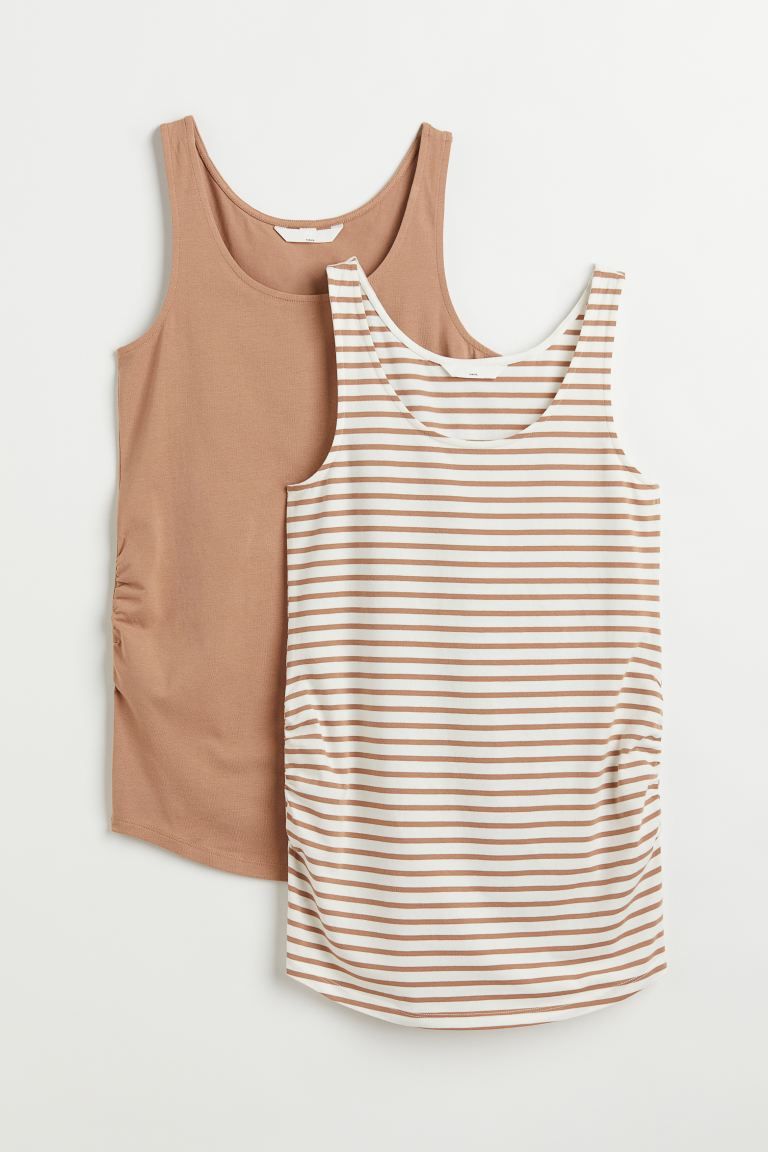 MAMA 2-pack Cotton Tank Tops | H&M (US)