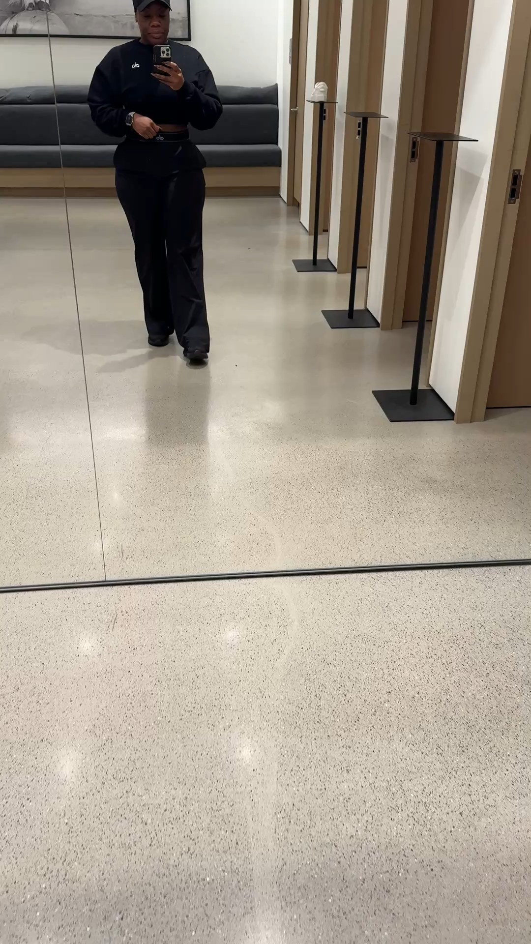 Crop tops aren’t just for fall. I paired this cropped accolade sweatshirt with these suit up trousers from Alo for a cute, cozy OOTD. Size medium in the trouser and small in the top. Alo suit up trouser. Alo. Alo accolade. Alo crop top. Fall outfits. Fall style. Alo style. Suit up trouser. Accolade cropped sweatshirt. Cute outfits. All black outfits. Style tips. 

#LTKSeasonal #LTKWorkwear #LTKStyleTip