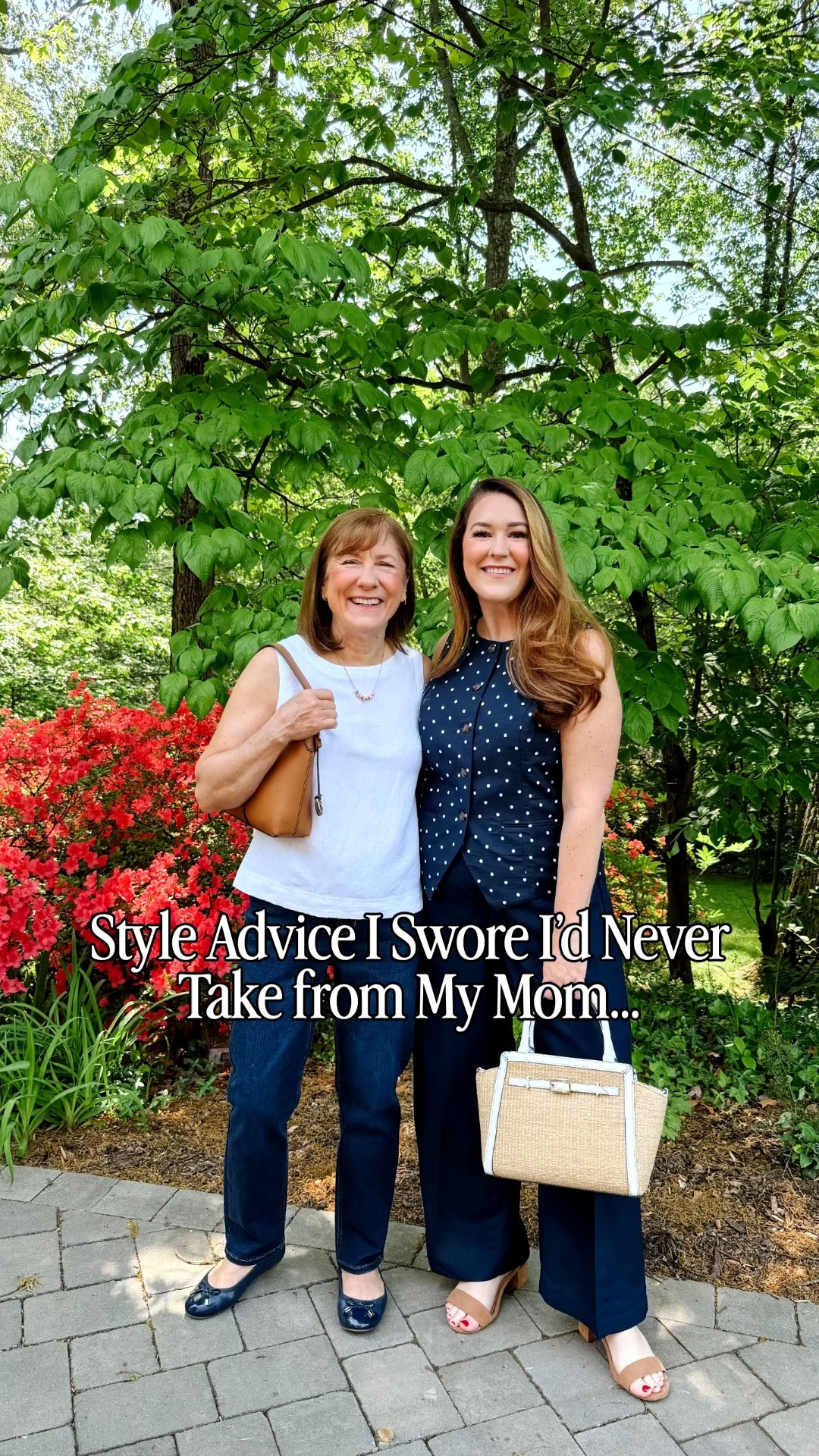 Spent years ignoring my mom’s style advice just to realize… she was right about everything. #jcppartner

Simple prints are timeless.
Classic pieces always come back.
And the right fit changes everything.

Now we’re dressing more alike than ever 🤍

Celebrating 50 years of timeless style with Liz Claiborne at @JCPenney. #jcpenney #midsizestyle #classicstyle

Polka dot vest – large
Blue linen pants- large petite
Red dress – large petite
White linen top – extra small
Straight leg jeans – 6 petite￼
Cropped navy linen pants – small
Navy white striped sweater – small ￼
￼