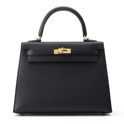 HERMES Kelly Sellier Size 25 Epsom Black  | eBay | eBay UK
