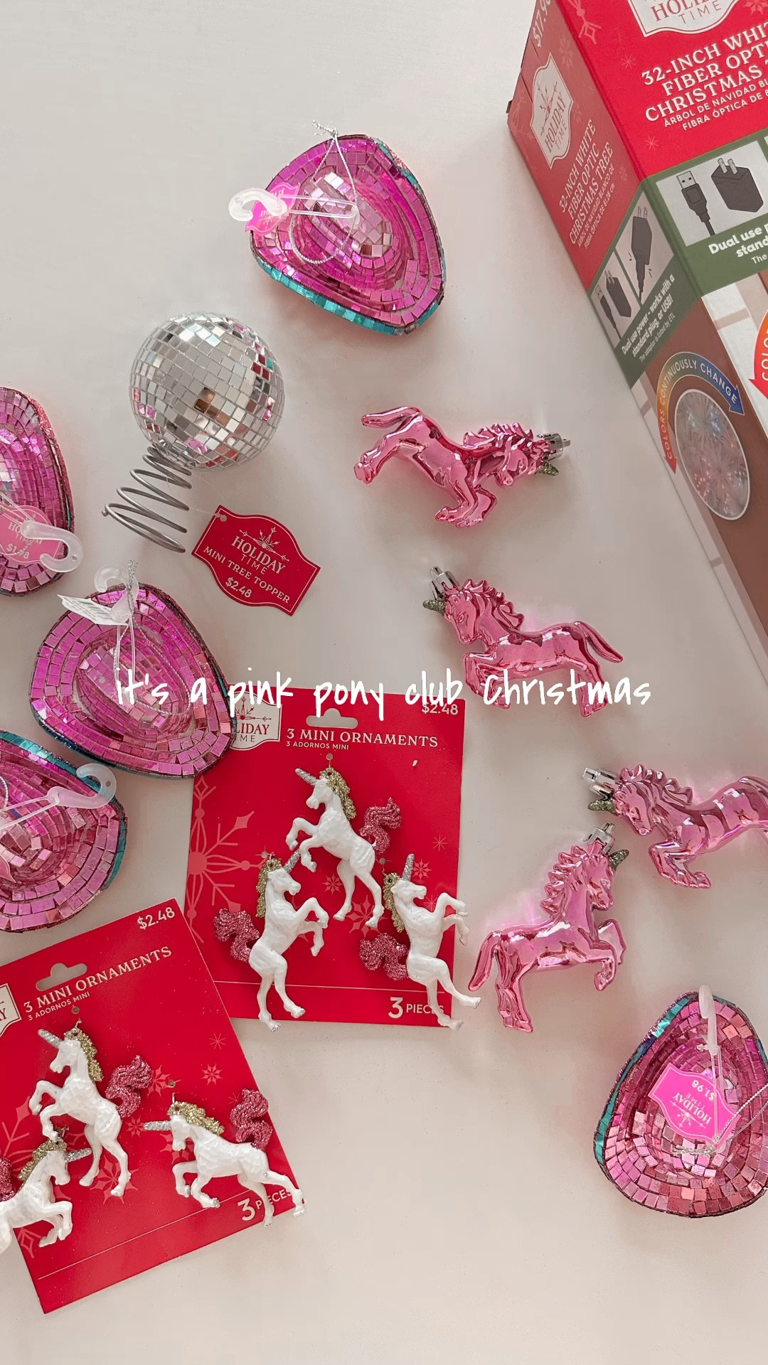 Pink pony club Christmas #holiday #walmart #cowgirl #christmastree

#LTKOver40 #LTKVideo #LTKHoliday