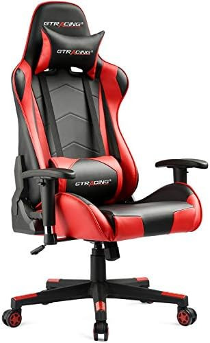 GTRACING Gaming Chair Racing Office Computer Game Chair Ergonomic Backrest and Seat Height Adjust... | Amazon (US)
