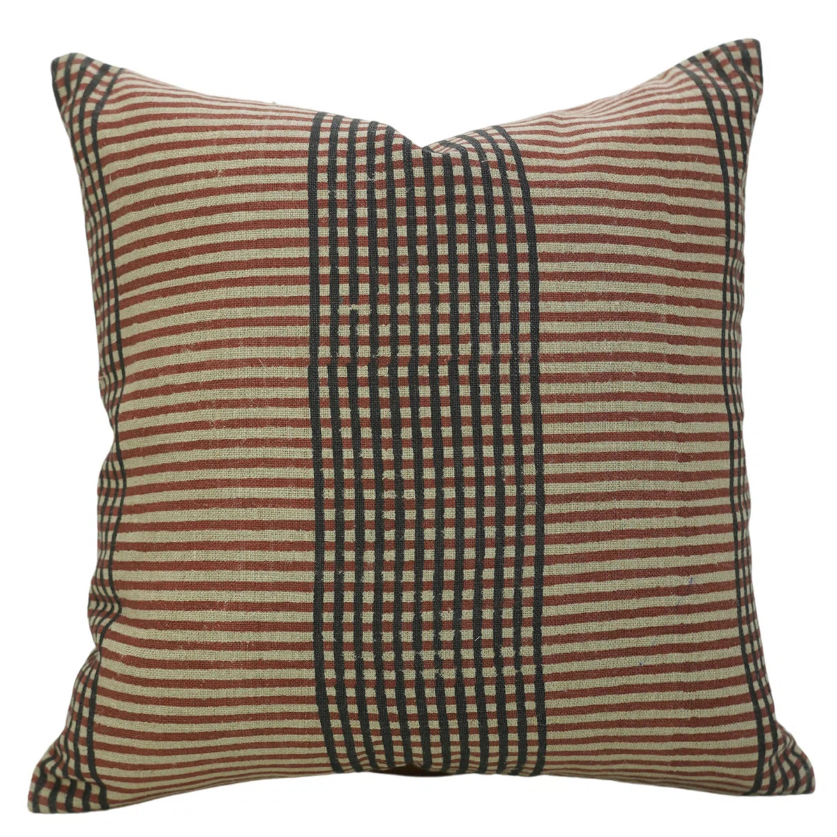 Fabdivine Accent Decorative Thick Linen Pillowcase Cushion, Throw (Amayra, brown) | Wayfair North America