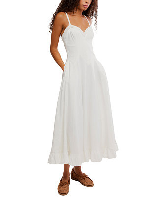 Women's Another Season Sweetheart Neck Midi Dress | Macy's
