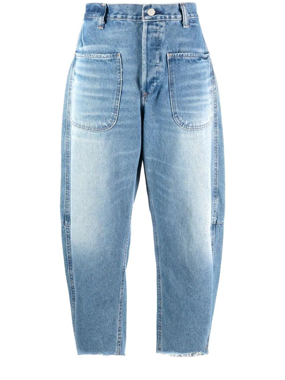 tapered cropped jeans | Farfetch Global