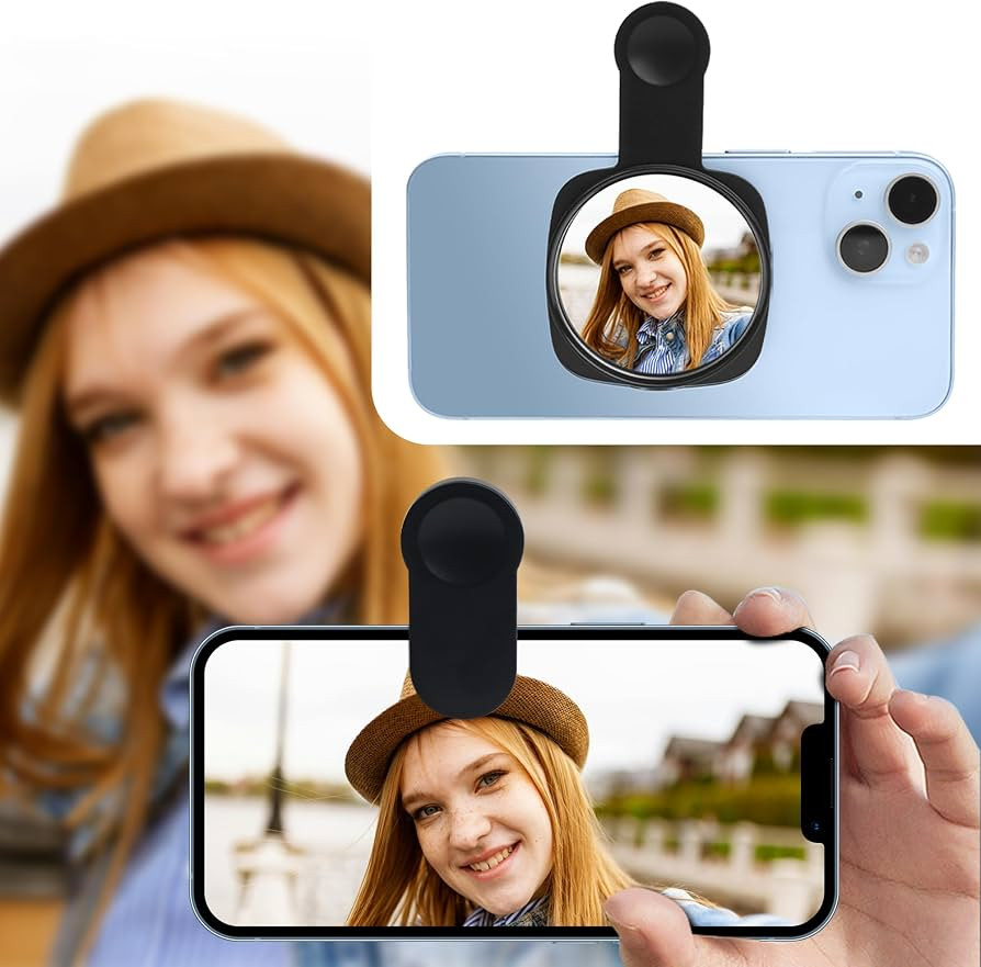 Phone Rear Camera Selfie Mirror - See How You Look in The Back Camera - for High Definition Photo... | Amazon (US)
