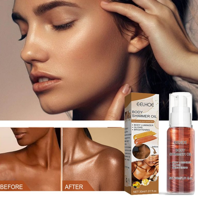 Cheers US 30ml/Box Body Luminizer, High Gloss Waterproof Body Luminizer Glitter Face Shimmer Mois... | Walmart (US)