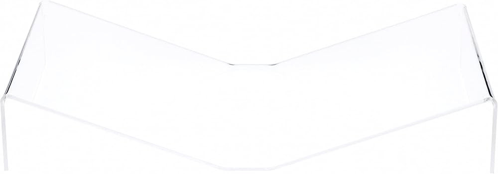 Plymor Clear Acrylic Open Book Display Stand, Flat, 19.625" W x 12" D x 3.5" H | Amazon (US)