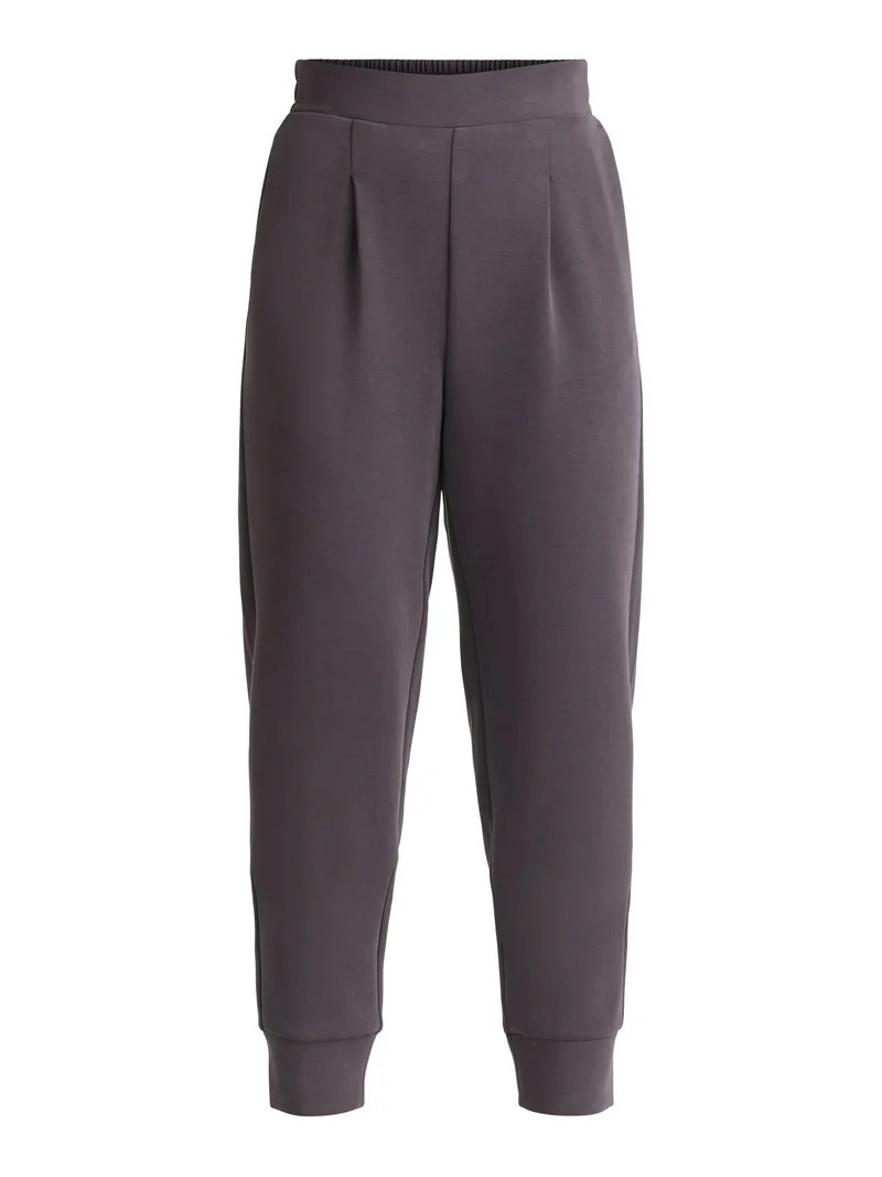 Avia Women's and Women's Plus ScubaKnit Pleat Joggers with Pockets, Size XS-4X | Walmart (US)