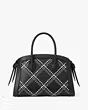 Knott Plaid Stitched Medium Zip-top Satchel | Kate Spade (US)