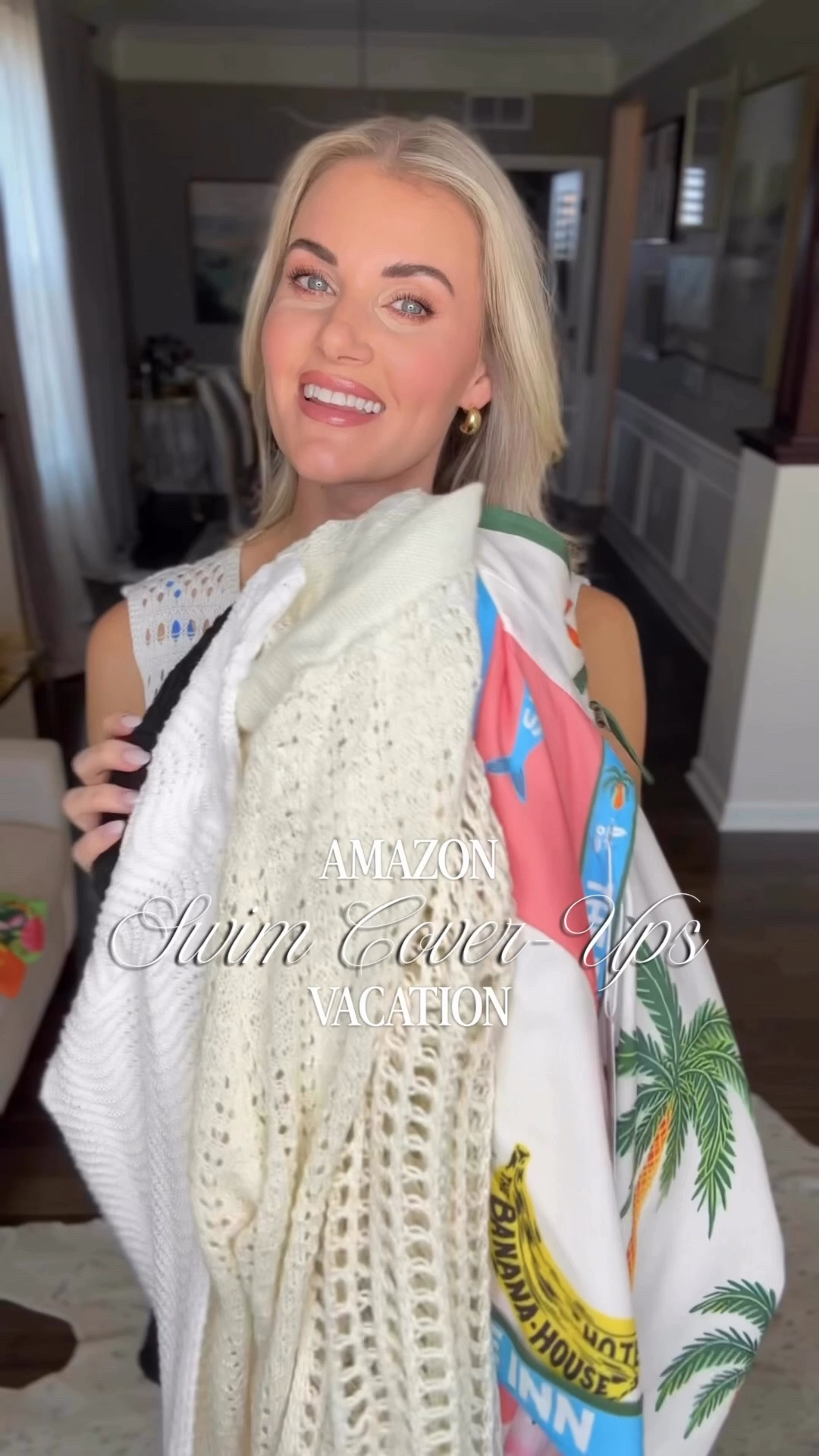 Amazon swimsuit cover ups for your beach vacation, vacation outfits, resort wear - wearing a small in everything #amazonfashion @amazonfindsandfashion 

#LTKSeasonal #LTKSwim #LTKTravel