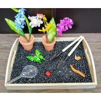 Spring Garden Sensory Bin Montessori Fine Motor Skills Activity | Etsy (US)