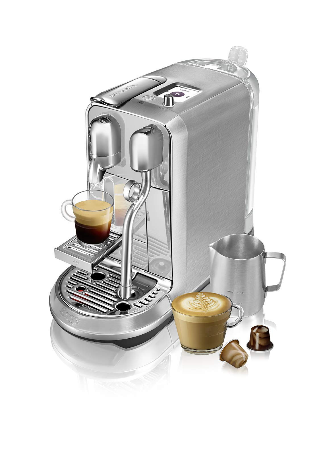 Nespresso Creatista Plus Automatic Pod coffee machine with milk frother wand for Espresso, Cappuc... | Amazon (UK)