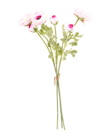 Set Of 3 Faux Ranunculus Stems | Marshalls
