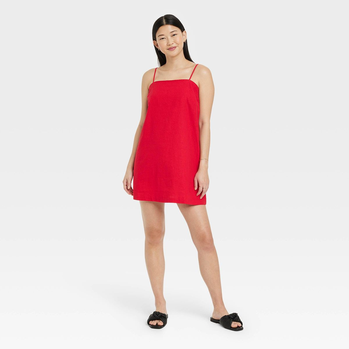 Women's Linen Mini Sundress - A New Day™ | Target