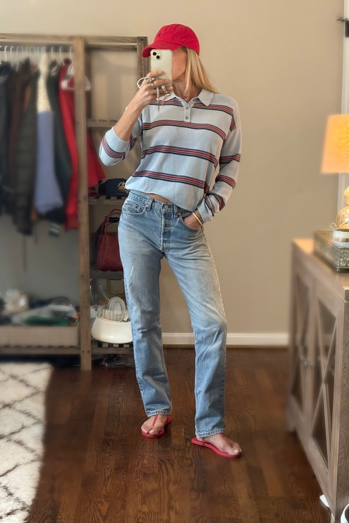 For days when it’s cold and gray and you just can’t seem to pull an outfit together…sweater, jeans and a baseball cap will always be my go to look!

#LTKOver40 #LTKootd