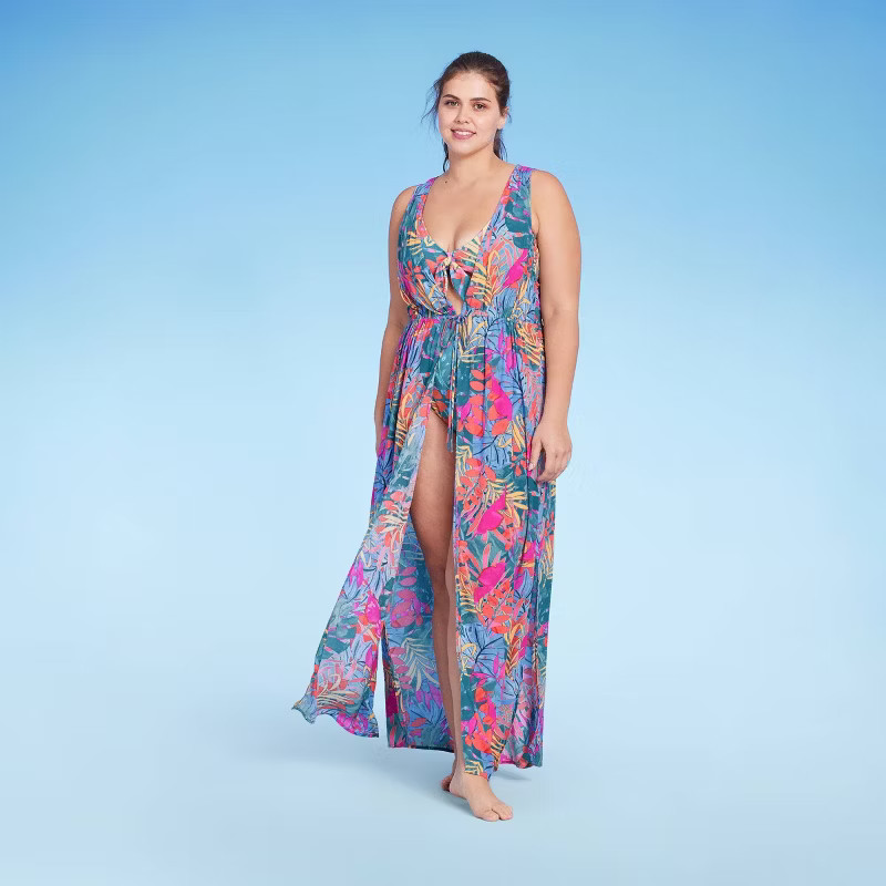 Women's Sleeveless Cover Up Maxi Duster - Kona Sol™ | Target