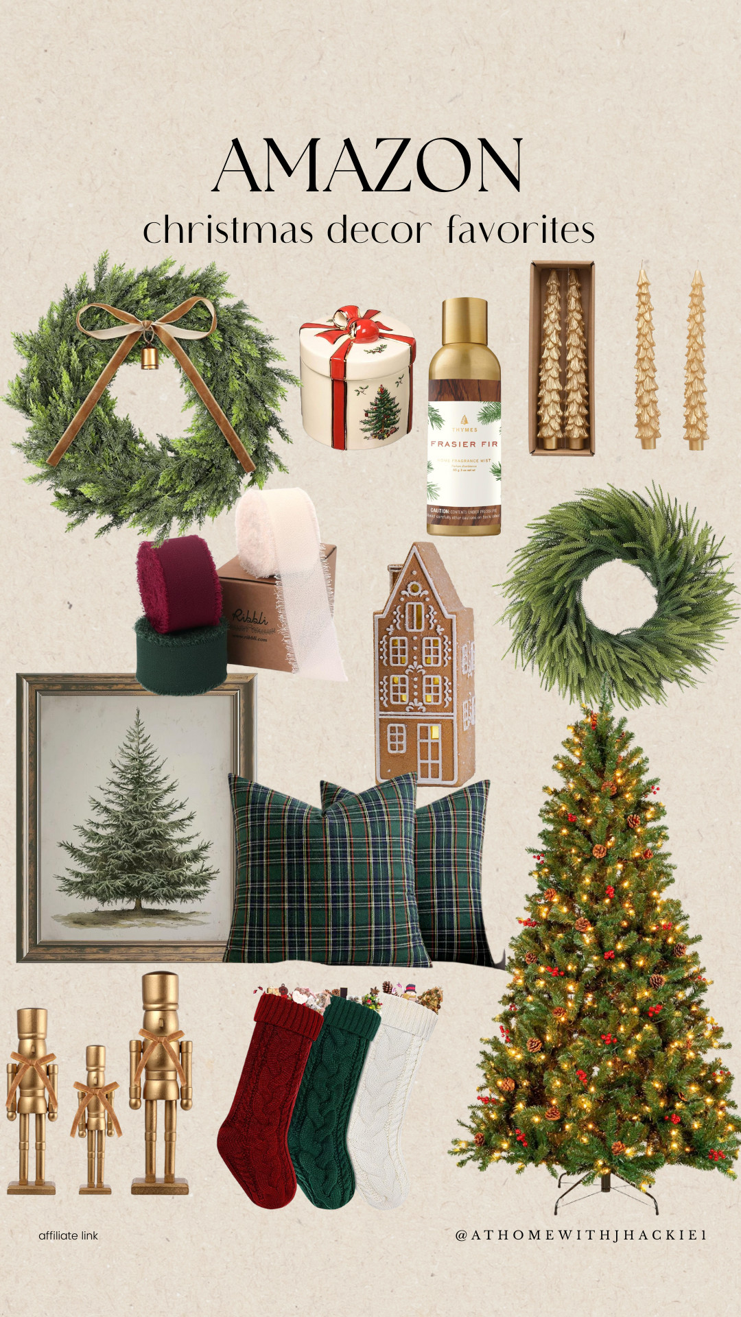 Amazon christmas decor, holiday home decor amazon, christmas wreath amazon, christmas ribbon amazon, frasier fir dupe, christmas candles amazon, gingerbread decor amazon, tartan pillow covers, plaid holiday pillows, christmas tree amazon, gold nutcracker decor, cozy christmas decorations, holiday home finds 

 

#LTKHoliday #LTKSeasonal