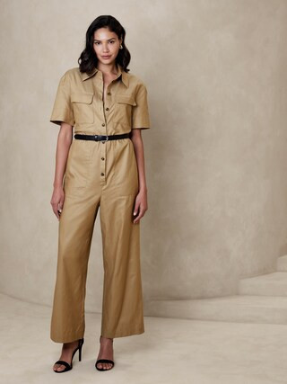 Wide-Leg Jumpsuit | Banana Republic Factory