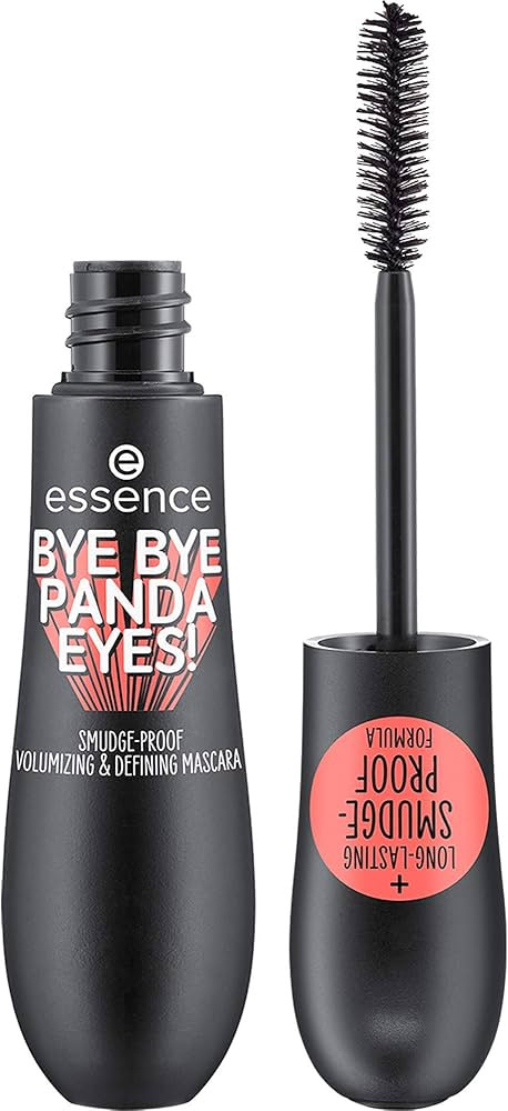 essence | Bye Bye Panda Eyes Tubing Mascara | Smudge-proof, Volumizing Definition | Vegan, Cruelt... | Amazon (US)