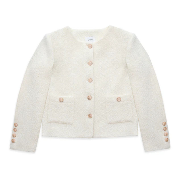 Women's Boucle Wool Jacket | LUXELIM