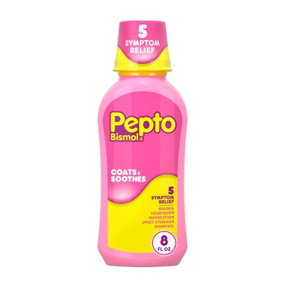 Pepto-Bismol 5 Symptom Stomach Relief - Original Liquid - 8 fl oz | Target